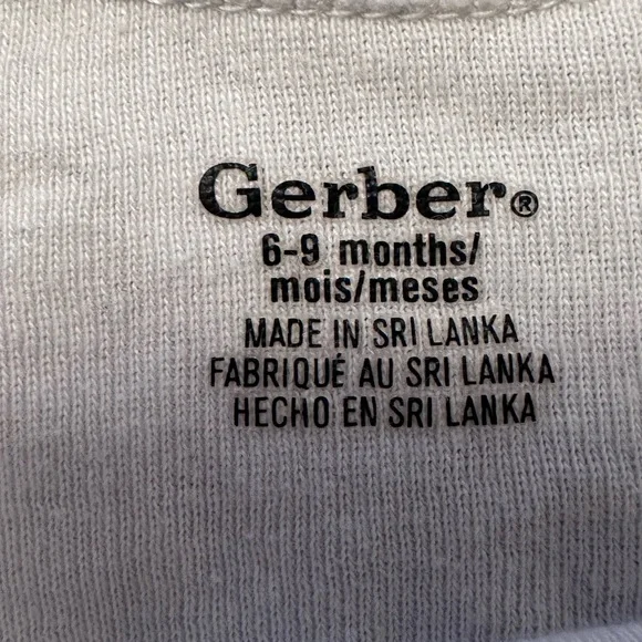 Baby Girl Clothing Bundle 5pc Carter’s Burt’s Bees Gerber 6-12 Months - Picture 7 of 11